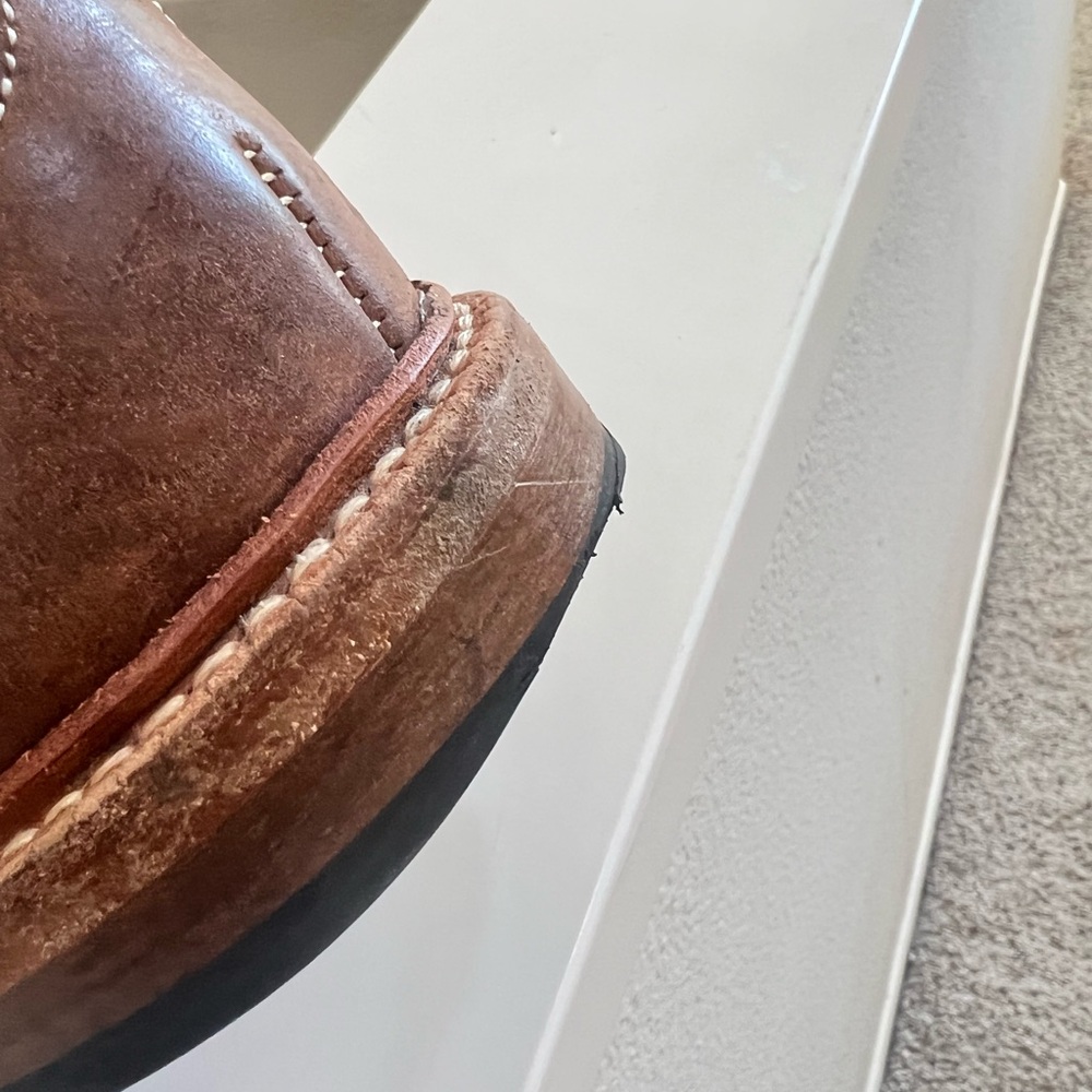 To Boot New York “Windsor Burnished Lace Ups Cognac Shoes Made in Italy Sz 10.5 - Picture 11 of 11
